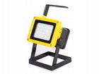 Halogen lampa przenośny budowlany z wtyczką LED 20 SMD 100W akumulator naświetlacz reflektor roboczy IP65 2400 lm zimne