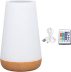 Bezprzewodowa Lampka Nocna 13 Kolory Dotykowa RGB pilot LED Do Sypialni lampa stołowa akumulatorowa ściemniana biała