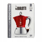 Kawiarka Bialetti New Moka Induction 6tz czerwona klasyczna 280 ml 0 w czerwony aluminium, stal nierdzewna