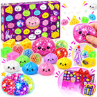 Kalendarz Adwentowy Gniotki Squishy 24 Dniowy Zestaw Prezent Świąteczny stojący