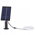 Taśma solarna LED-3m-30W-2700K-300 lm-IP65 wodoodporna słoneczna girlanda lampki ogrodowe na taras, ciepłe światło
