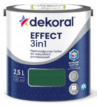 Dekoral effect 3W1 plamoodporna zielony butelkowy 49 2.5l farba dekoracyjna do ścian