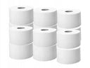Papier toaletowy jumbo 2W Celuloza 100m x 12 rolek 1200m gruby biały higieniczny suchy do WC