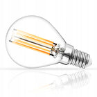 6x Żarówka LED E14 Kulka P45 7W = 60W 806lm 4000K Neutralna 360° filament źródło światła do lamp stołowych, kinkietów i