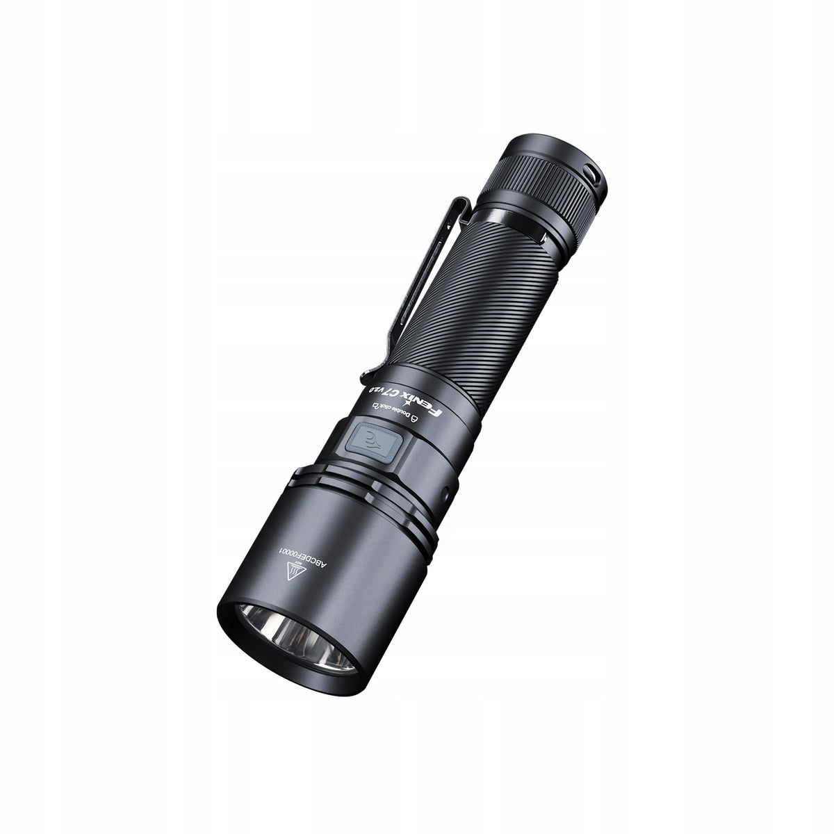 Latarka LED Fenix C7 V2.0 czarna 3300 lm 575 m USB-C 79 h+Akumulator+Zestaw lampa ręczna do warsztatu, pracy i biwaku