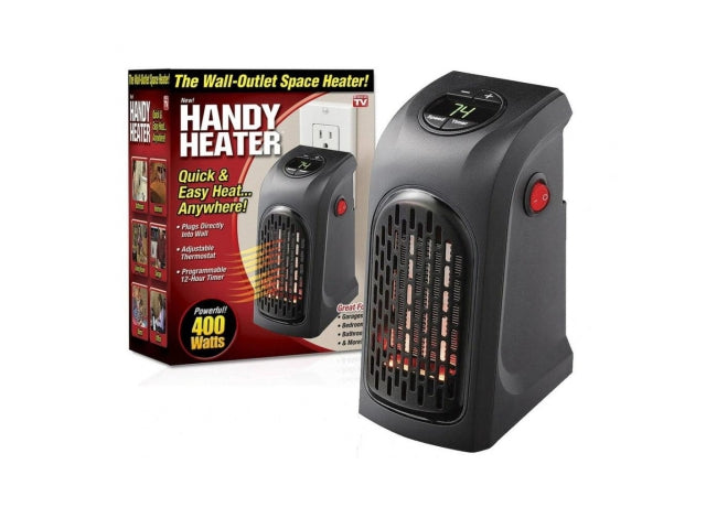Grzejnik elektryczny farelka heater + pilot 400 w czarny