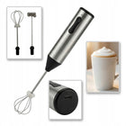 Spieniacz do mleka ręczny elektryczny ubijaczka do piany kawy jajek USB 2W1 mikser do cappuccino, kakao, czarny 400 ml