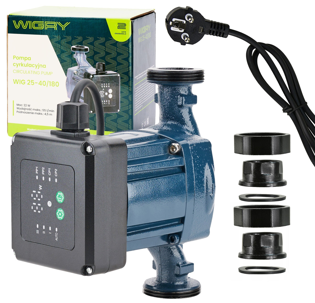 25-40/180 POMPA OBIEGOWA ENERGOOSZCZĘDNA CYRKULACYJNA WODY CO ELEKTO 25-4