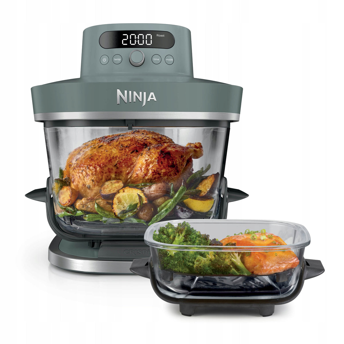 Frytkownica beztłuszczowa Ninja CRISPi Pro XL 7w1 AS101EUGY 2100 w szary