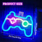 Neon LED na ścianę neony do pokoju game PAD lampka nocna flex USB 5V dekoracja gamingowa, ozdobne światło