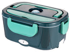 Elektryczny lunchbox termos obiadowy samochodowy Redleaf DFH-001 zielony pojemnik na żywność 1500 ml do zmywarki