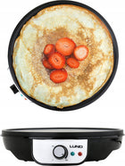 Naleśnikarka elektryczna patelnia do pieczenia naleśników 1000W 30cm lund urządzenie do crêpes, powłoka