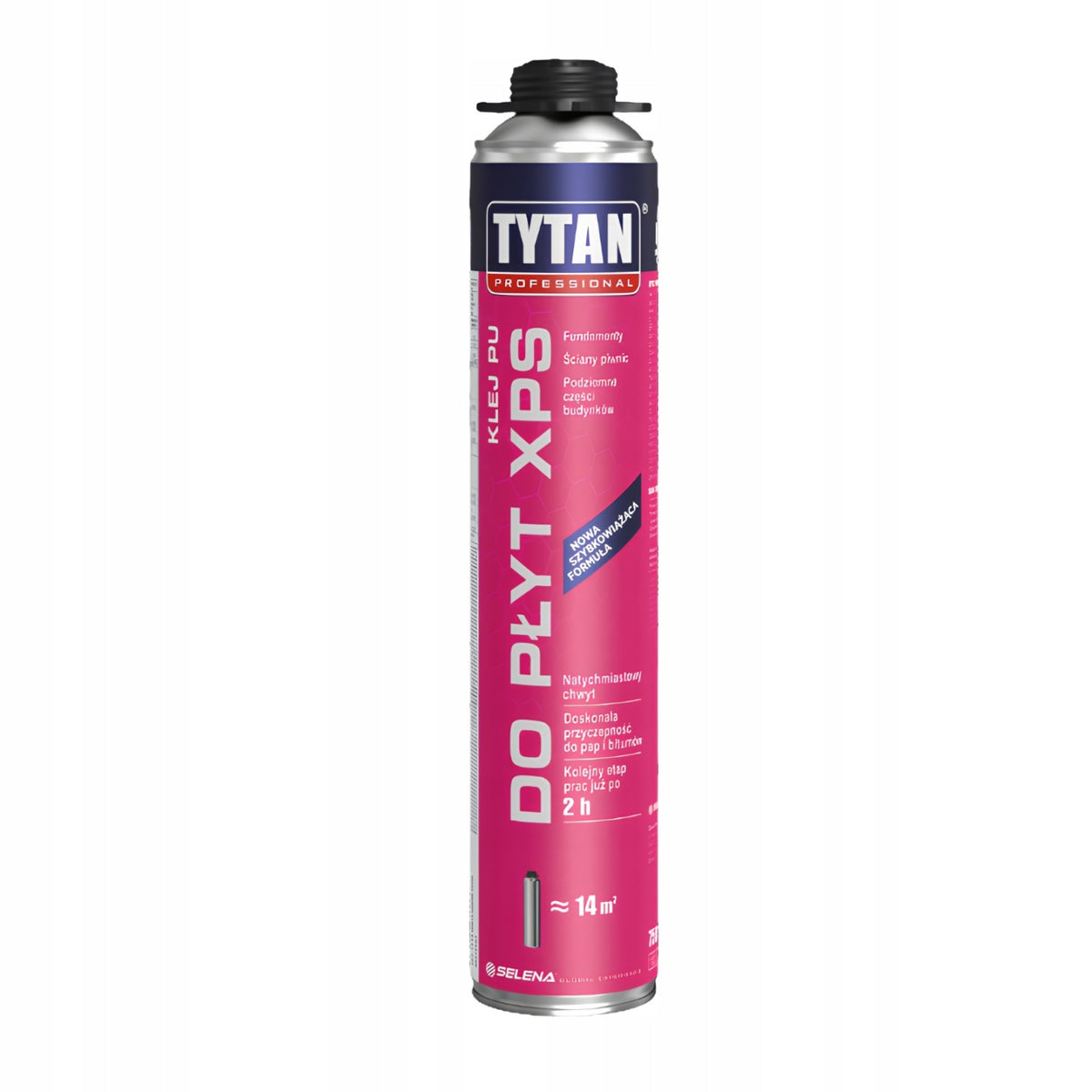 Pianoklej klej PU do płyt XPS styropianu pistoletowy 750 ml szybkowiążący pianka montażowa do termoizolacji, ocieplania