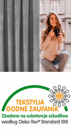Gotowe Zasłony WELUROWE na Taśmie Żabki 140x270 Zasłona Velvet Czarny zaciemniająca osłona okienna gładka do salonu i