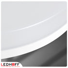 Plafon LED Lampa Sufitowa CCT Biała Ciepła Zimna 22cm IP54 18W Zewnętrzny okrągła oprawa z wbudowanym źródłem światła