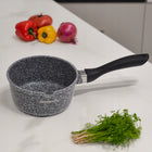 Rondel garnek z powłoką granitową rondelek z pokrywką indukcja GAZ ofenbach aluminiowy 1,35 l 16 cm do kuchni