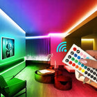 Taśma LED RGB 10m Ledy 5050 Listwa 230v 12v kolorowa na pilota + aplikacja pasek świetlny do wnętrz, oświetlenie