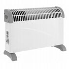 GRZEJNIK ELEKTRYCZNY KONWEKTOROWY TERMOSTAT 3 TRYBY 750W 1250W 2000W NAWIEW 520 mm 390 mm grzewcza biały