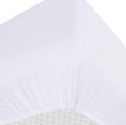 Prześcieradło z gumką 200x220 hotelowe bawełna białe premium polskie 25cm na materac do łóżka, certyfikat oeko-tex