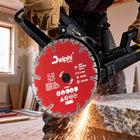 TARCZA DIAMENTOWA 230mm DO CIĘCIA BETONU CEGŁY KOSTKI KAMIENIA 230x22,23 do ceramiki i płyt cementowych, otwór 22,2 mm
