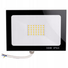 Halogen Reflektor 30W LED 3300lm Lampa Robocza Naświetlacz Wodoodporny Slim do garażu i warsztatu, neutralna barwa