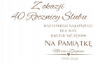Prezent na rocznicę ślubu jubileusz 25 30 50 zestaw filiżanki + podkładki kubek z nadrukiem, kosz prezentowy, dekoracja