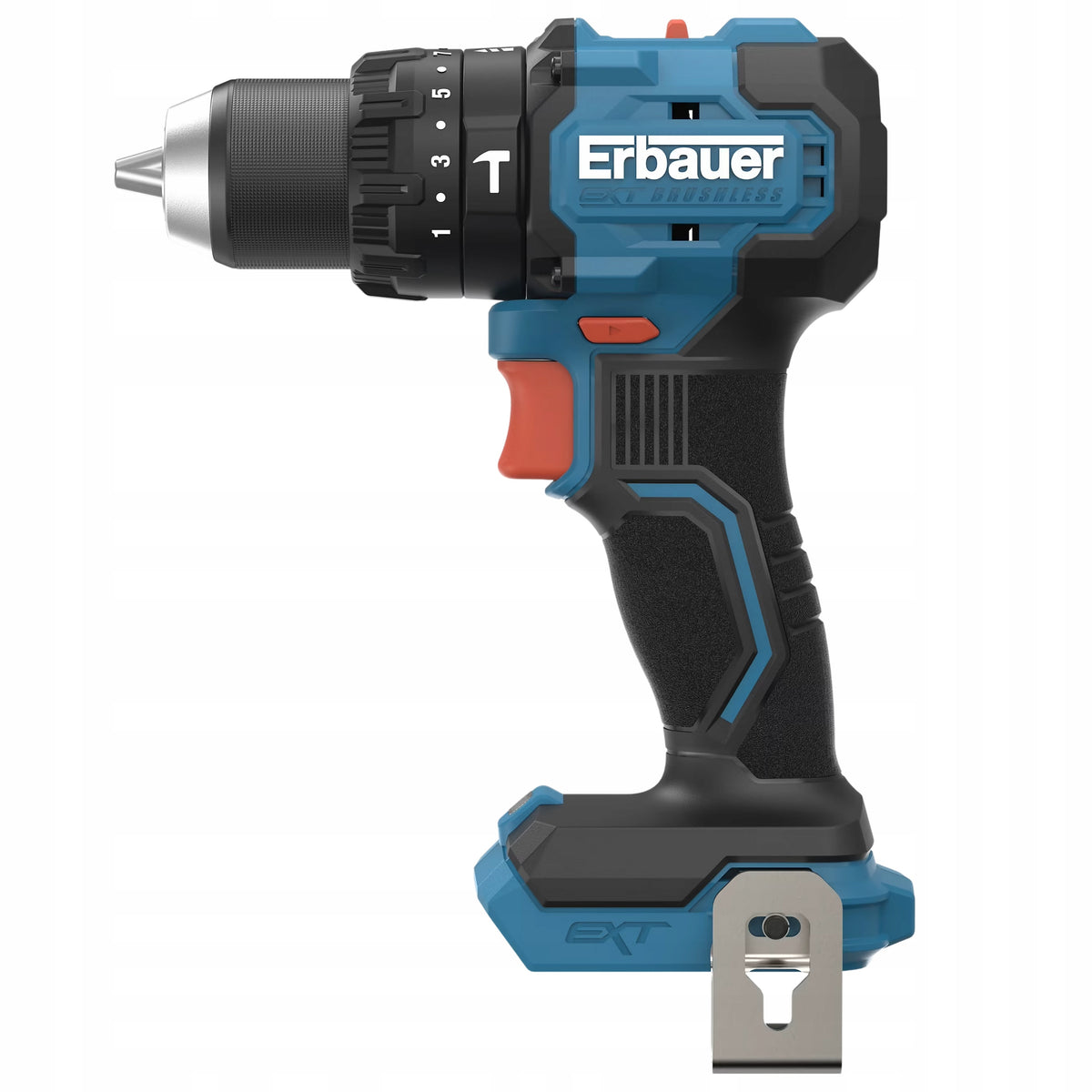Wiertarko-wkrętarka udarowa Erbauer G2 ERI1092COM 75 Nm EXT 18V Solo Body bezszczotkowa, do drewna i metalu, montażu