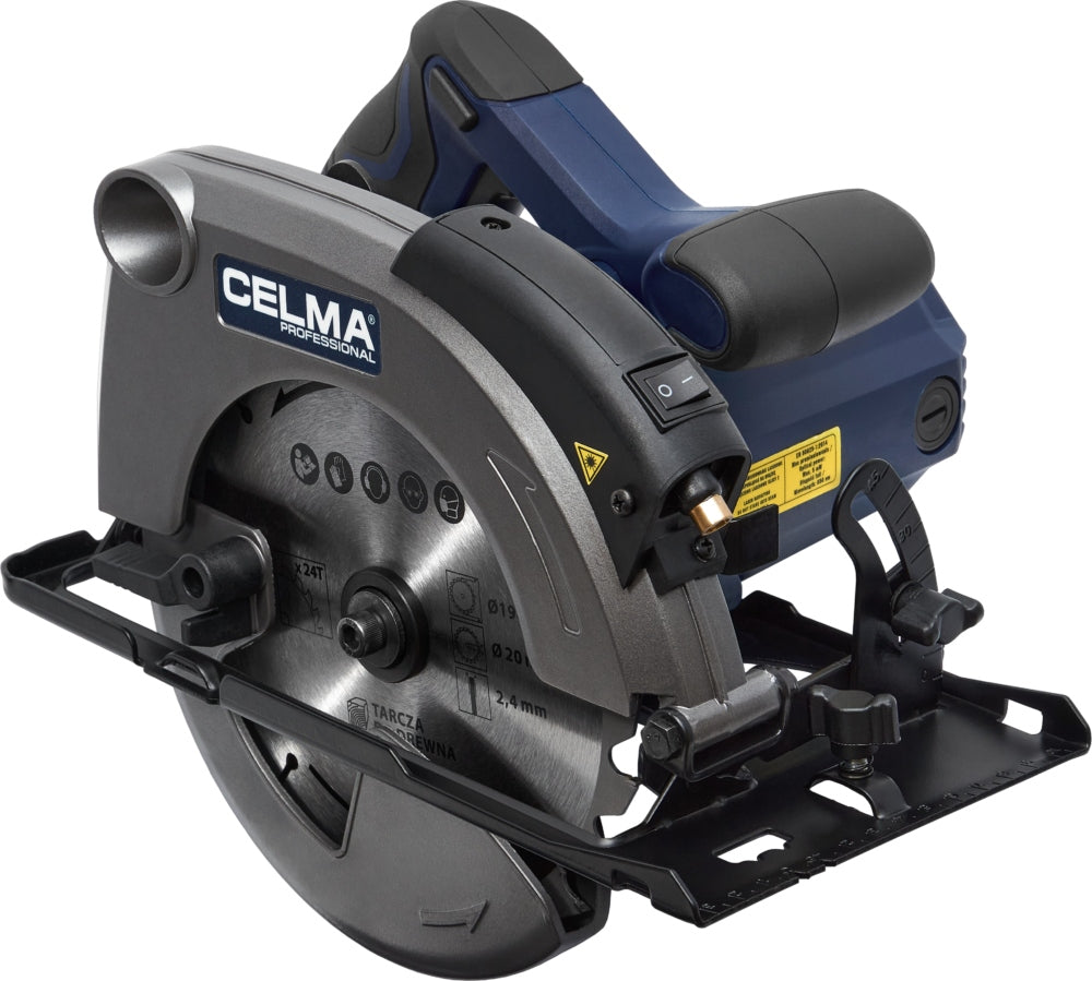 Pilarka Tarczowa piła celma Professional DBRCc 66GEO do drewna z laserem ręczna elektryczna 1500 w, głębokość cięcia 66