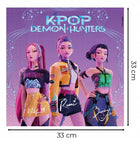 ZESTAW KUBECZKI TALERZYKI SERWETKI DEMON HUNTERS HUNTRIX KPOP URODZINY 36el papierowe naczynia jednorazowe na