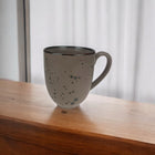 Alumina Bogucice Cottage Cappuccino Kubek 400 ml porcelanowy do kawy i herbaty, beżowy, można myć w zmywarce