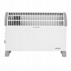 GRZEJNIK ELEKTRYCZNY KONWEKTOROWY TERMOSTAT 3 TRYBY 750W 1250W 2000W NAWIEW 385 mm 535 mm grzewcza biały