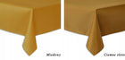 Obrus plamoodporny - 140X240 - solid czarny serweta żakardowa z poliestru, gładka dekoracja stołu do jadalni