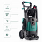 MYJKA CIŚNIENIOWA POMPA MOSIĘŻNA 3200W INDUKCJA 350bar TURBO L12 PRO ZESTAW do kostki brukowej, elewacji i auta, 225