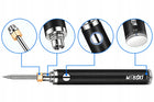 Lutownica bezprzewodowa z regulacją temperatury przenośna precyzyjna USB akumulatorowa, grzałkowa oporowa 4,8 V do