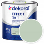 Dekoral Effect 3w1 Farba plamoodporna matowa przytulny szałwiowy 2,5l lateksowa do ścian, zielona, wydajność 14 m²/l
