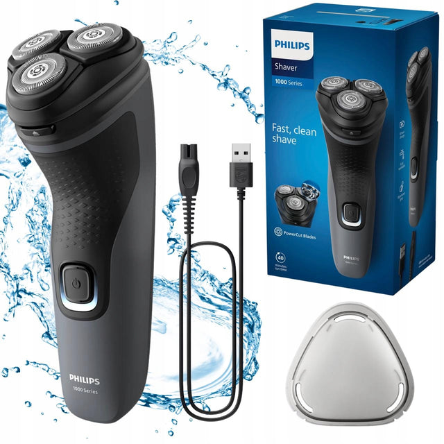 Golarka męska trymer philips S1142/00 do 40 minut 4D Flex na mokro i sucho głowicowa