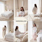 ROOM99 Narzuta na łóżko 200x220 beżowa nowoczesna kapa pikowana Marshmallow przykrycie do sypialni z poliestru