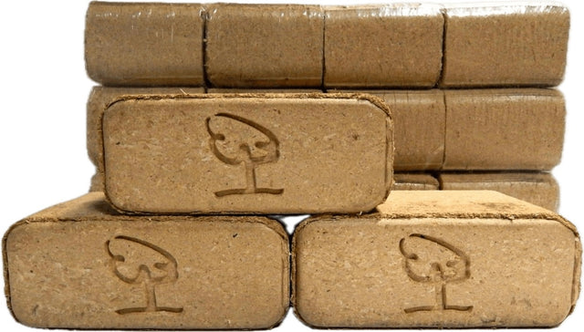 Brykiet dębowy RUF - bembe - 2 x 10kg opał do kominka i pieca, paliwo drzewne, kostka opałowa