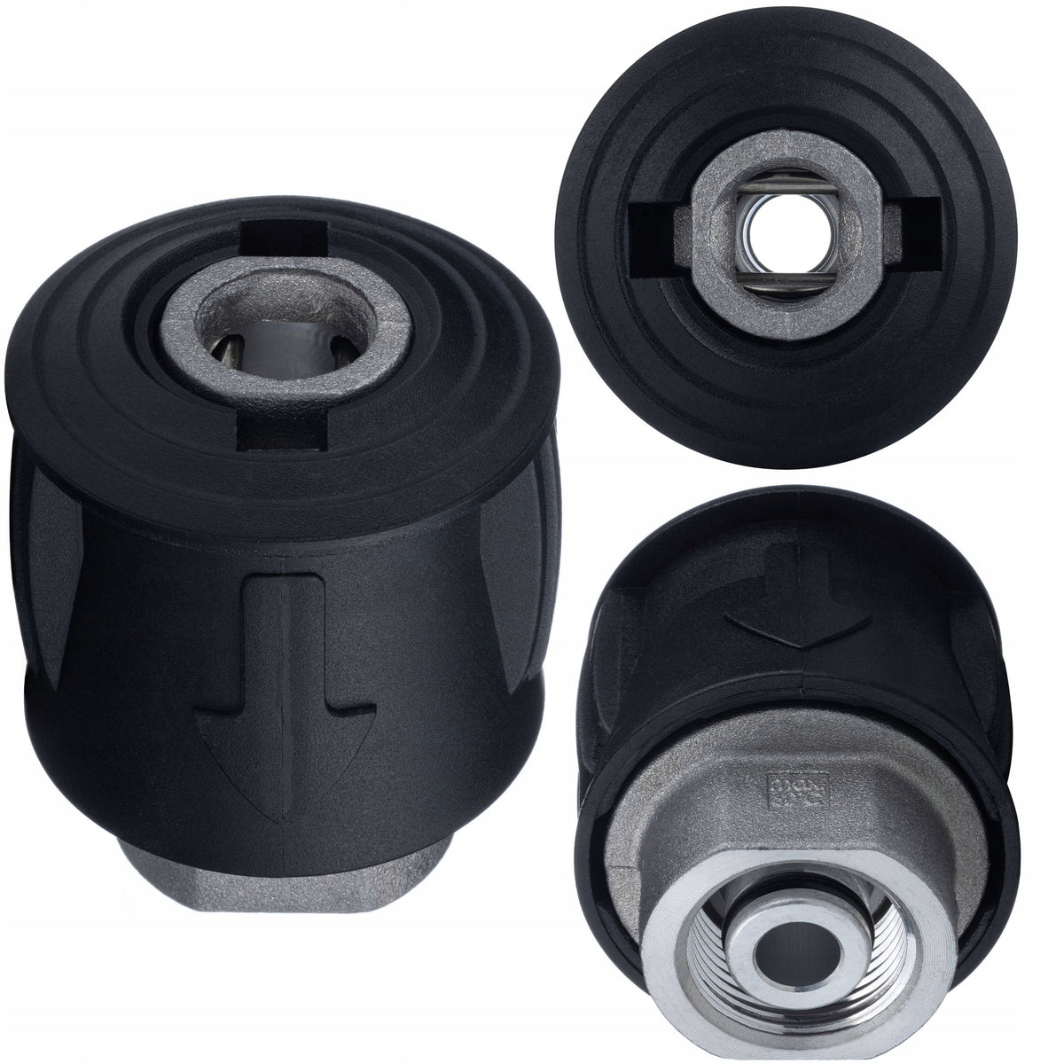 ADAPTER Z CLICK NA GWINT M22 CLICK-M22 DO KARCHER K2 K7 METAL 160BAR QC przejściówka, szybkozłącze, myjka ciśnieniowa