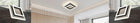 Lampa sufitowa LED plafon panel sufitowy czarny kwadrat natynkowy 24W oświetlenie do wnętrz, neutralna barwa światła