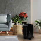Termowentylator AD 7725 Black 2000W 2 Poziomy Mocy + Termostat czarny farelka elektryczna grzejnik do pokoju piecyk z