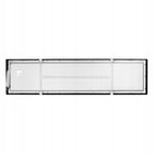 Panel LED Sufitowy 60W natynkowy 120 x 30cm Plafon 5400LM Czarna lampa prostokątna, oświetlenie do biura i domu