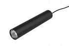 Lampa Sufitowa wisząca LED Tuba Czarna LEDLUX nowoczesna Gu10 oprawa metalowa zwis pojedynczy, 1 punkt światła