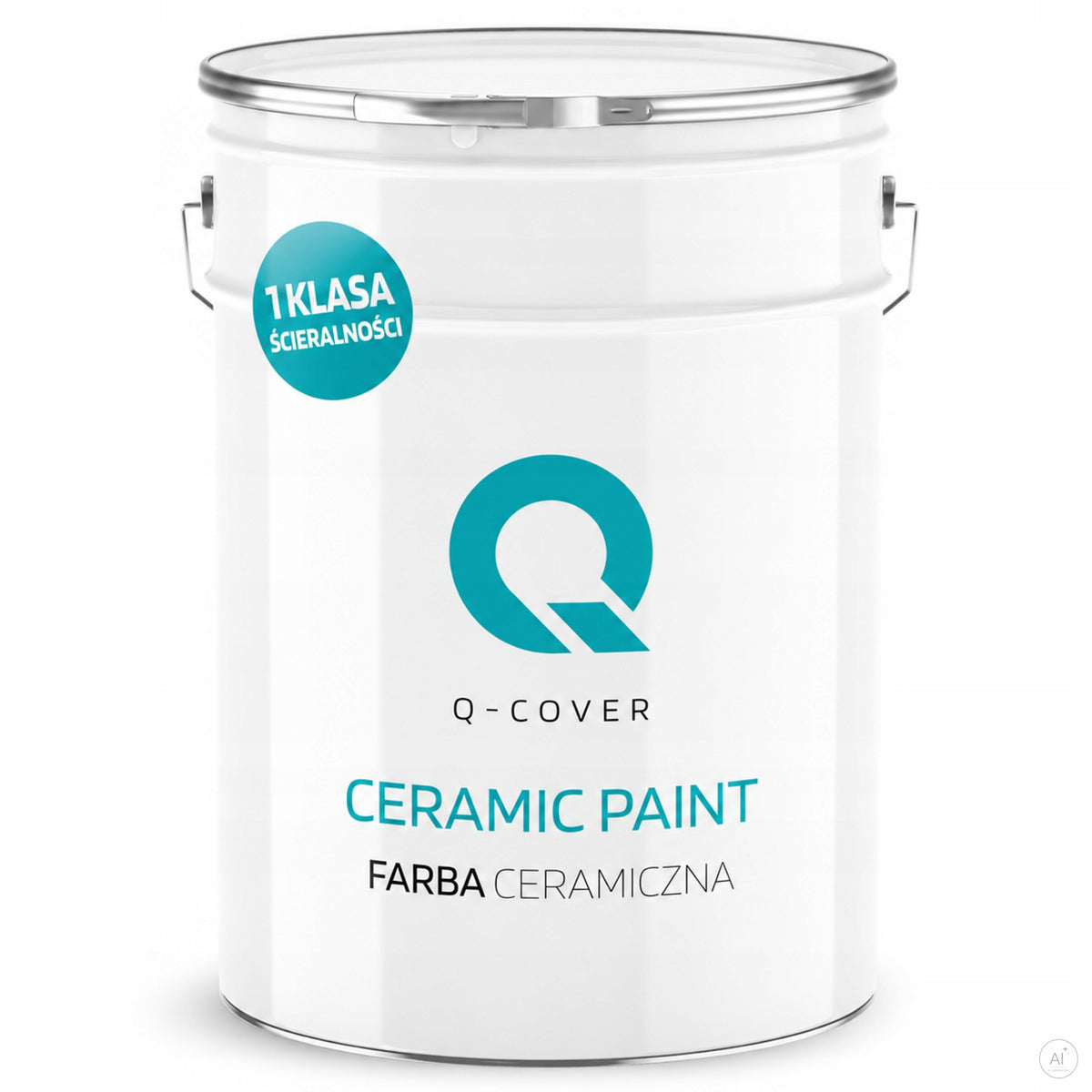 Farba biała do ścian ceramiczna ceramic 10l głęboki MAT śnieżna biel sufitowa, wydajność 15 m²/l