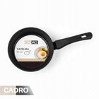 Patelnia aluminiowa 16 cm indukcja gaz powłoka nieprzywieralna mała na kuchenkę ceramiczną i elektryczną, do zmywarki