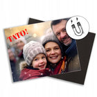 Foto magnes z twoim własnym nadrukiem zdjęciem na prezent duży 20x30 A4 personalizowana dekoracja lodówki do domu