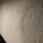 Szablon tynkarski LuxBud Mandala 2 42x42cm do Betonu Architektonicznego ornament na ścianę, wzór dekoracyjny, efekt