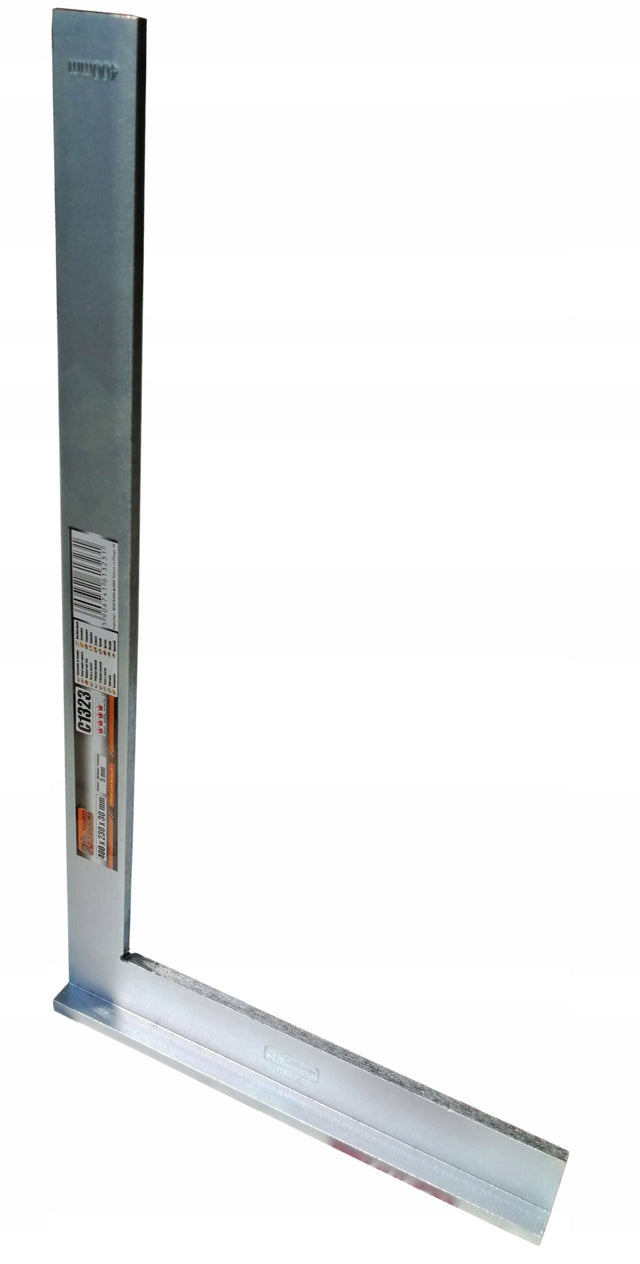 Kątownik ze stopką 400x230x30mm C1323 corona przymiar metalowy do wyznaczania kątów prostych, narzędzie pomiarowe