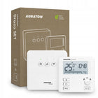 BEZPRZEWODOWY STEROWNIK KOTŁA PIECA REGULATOR TEMPERATURY TERMOSTAT AURATON biały