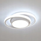 Lampa Sufitowa LED Plafon Okrągły Nowoczesny do Salonu 32W 6500K 2500lm biała oprawa, zimna barwa światła, sypialnia